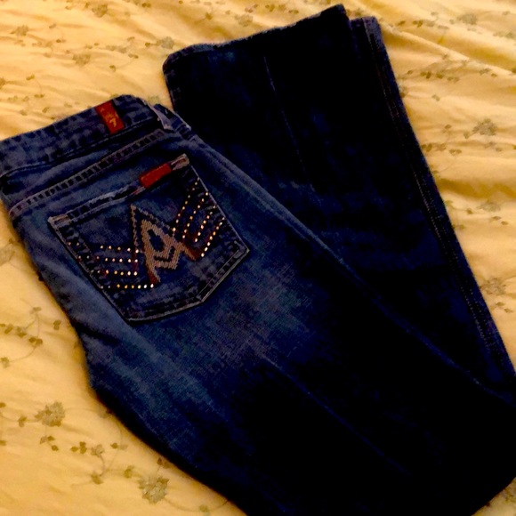 Seven for all Mankind Jeans size 28 bootcut - Picture 1 of 2